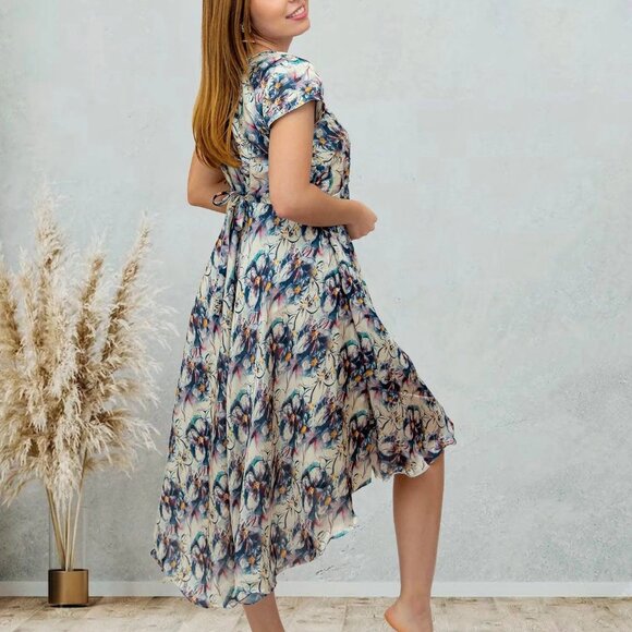 Indian-Western Kurta High Low Dress | Muvvas Boutique - Picture 2 of 9